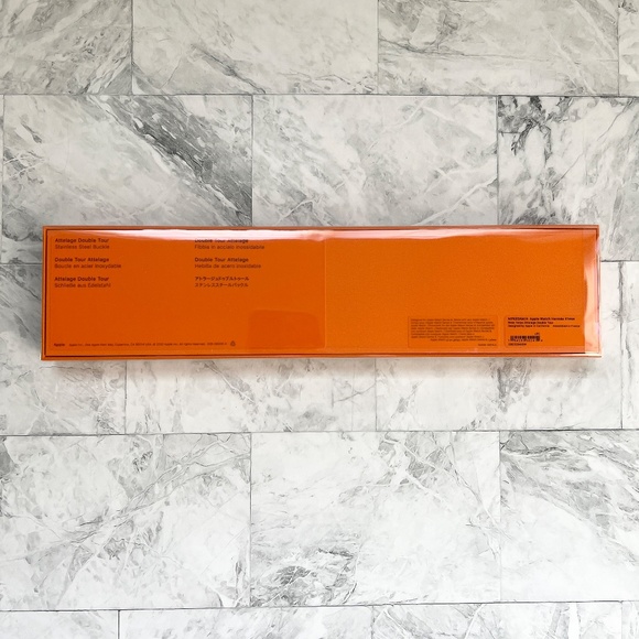 NEW Apple Watch Hermes 41mm Rose Texas Leather Attelage Double Tour Band - Picture 3 of 9